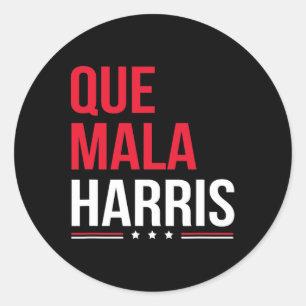 Mala Harris Anti Kamala Harris Joe Biden Border Pr Runder Aufkleber