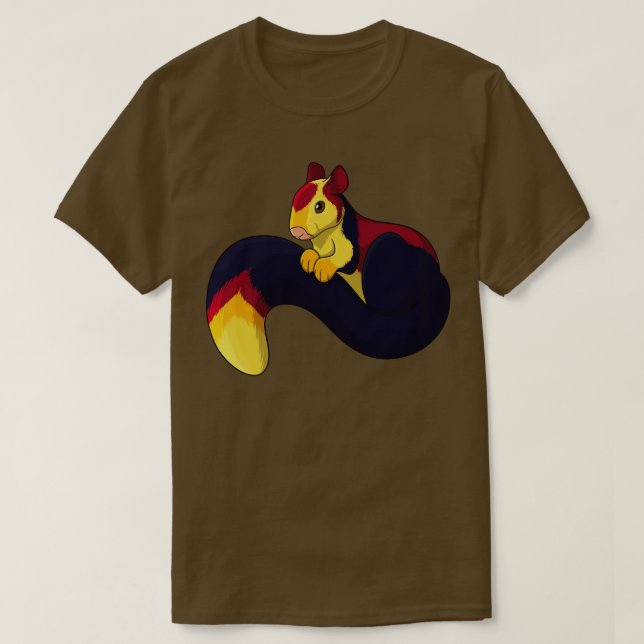 Malabar-Eichhörnchen T-Shirt (Design vorne)