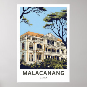 Malacañang Manila Travel Print Poster