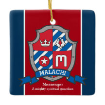 Malachi Name bedeutet Wappen Adlerroter Brauch