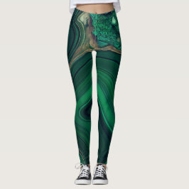 Malachit Cu6CO3(OH)2 Leggings