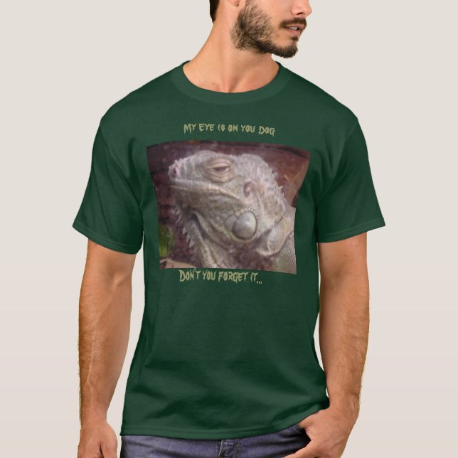 Malachit der Leguan T-Shirt (Vorderseite)