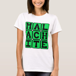 Malachit, Grüne Farbe T-Shirt