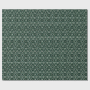 Malachit-Knochen-Geometrie Geschenkpapier