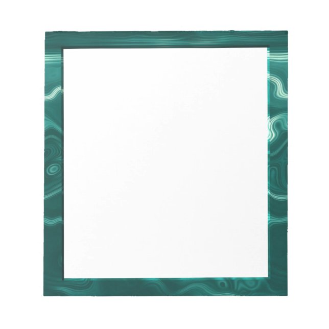 Malachit Notizblock (Vorderseite)