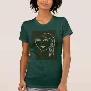 Malachit-Porträt T-Shirt