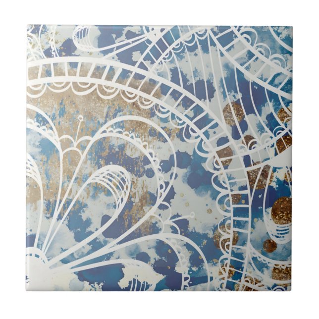 Malachitafeln minutiös fliese (Vorderseite)