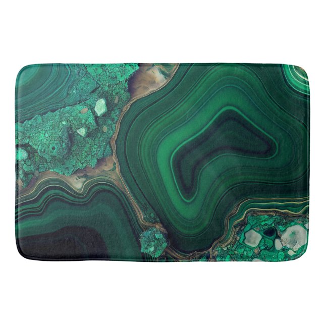 Malachite Bath Mat Badematte (Vorderseite)