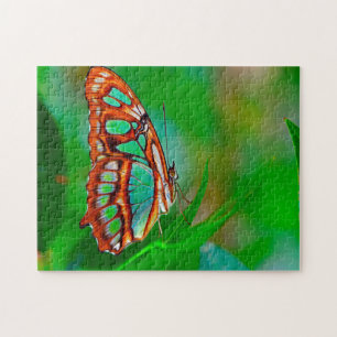 Malachite Butterfly. Puzzle