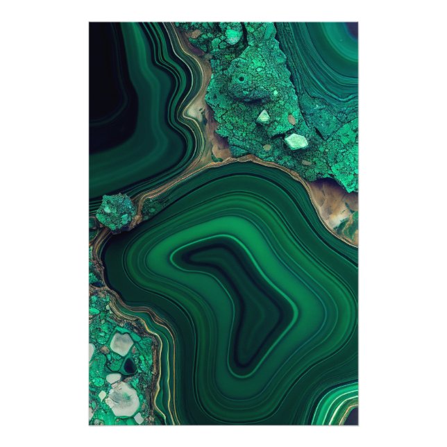 Malachite Foto Print (Vorne)
