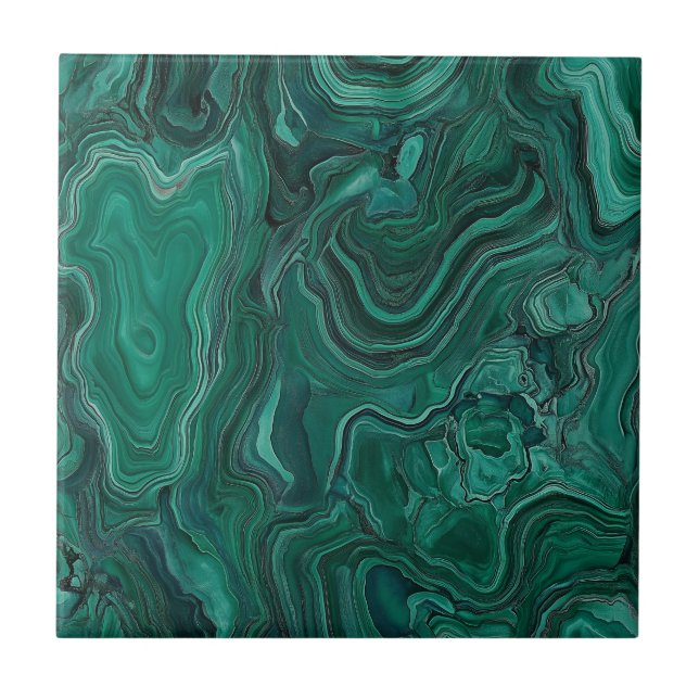 Malachite Green Stone Fliese (Vorderseite)