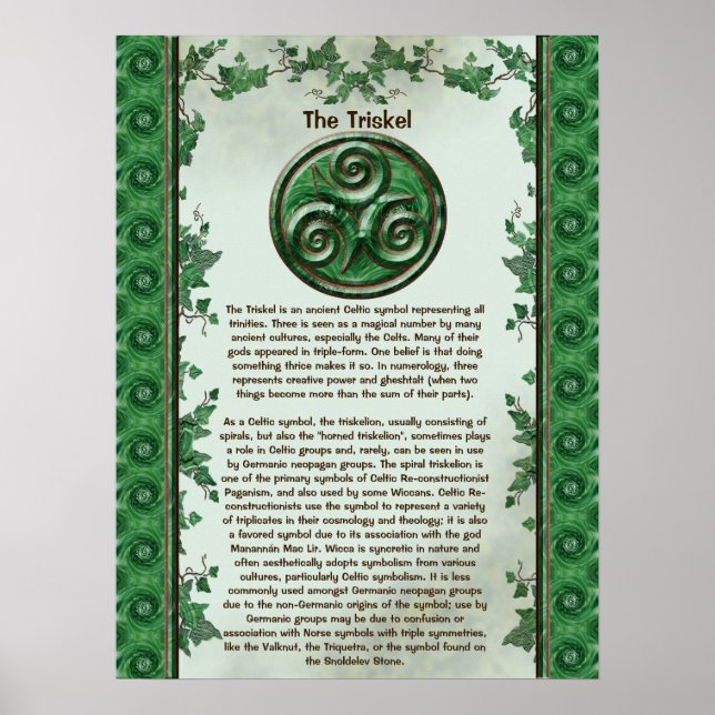 Malachite Ivy Triskel Informational Poster (Vorne)