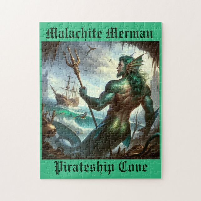 Malachite Merman Puzzle (Vertikal)