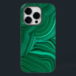 Malachite Slice Mineral Stone Phone Case<br><div class="desc">Fotografie Schließen Sie die Ansicht einer Platte Malachit. Wählen Sie Ihr iPhone-Modell oder übertragen Sie es auf einen anderen Gehäusetyp</div>