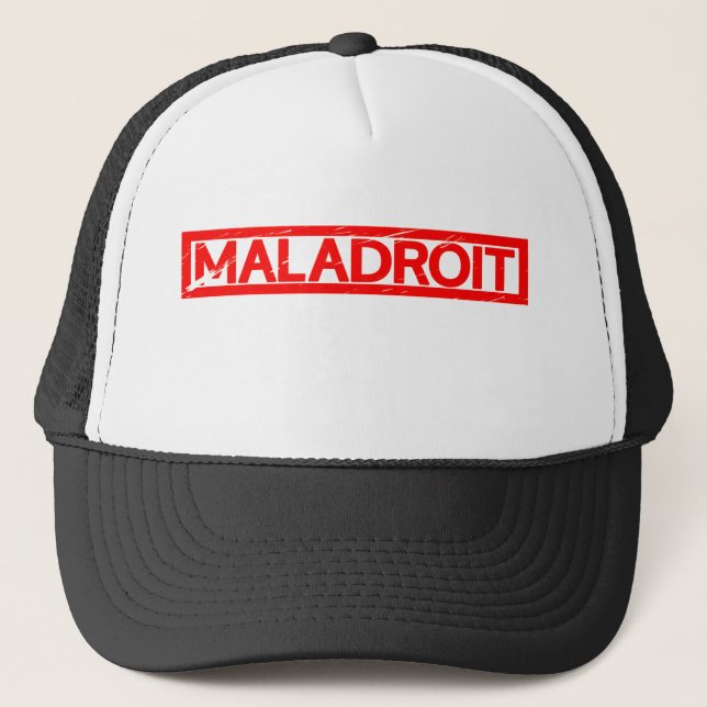 Maladroit-Briefmarke Truckerkappe (Vorderseite)