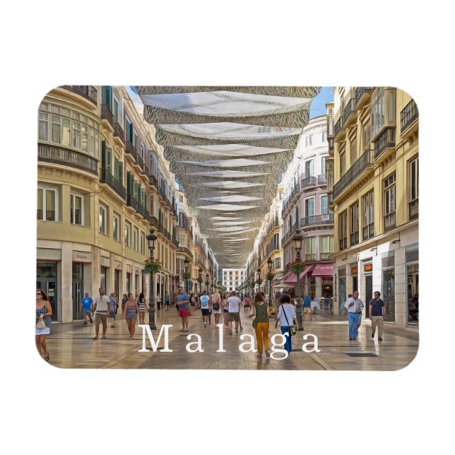 Malaga. #19. magnet (Horizontal)