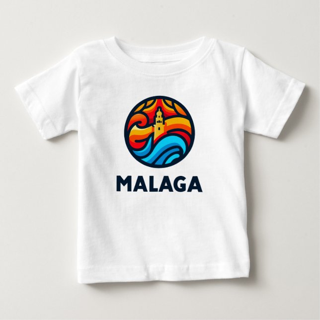 Malaga 3 baby t-shirt (Vorderseite)