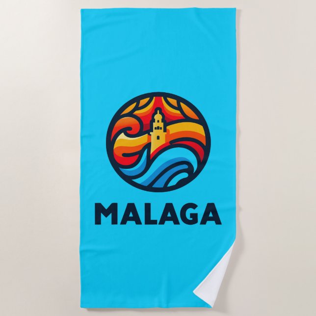 Malaga 3 strandtuch (Vorderseite)