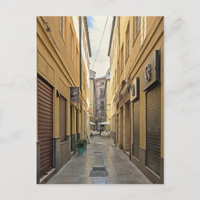 Malaga. 7. postkarte (Vorderseite)