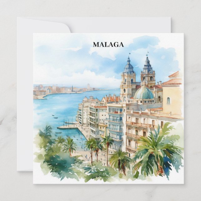 Malaga Andalusia Spain Travel  (Vorderseite)