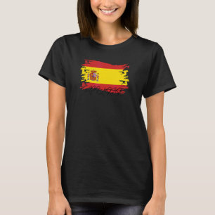 Malaga Andalusien Spanien Flagge España Hispania I T-Shirt