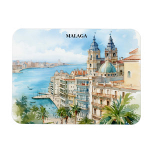 Malaga Andalusien Spanien Reise  Magnet