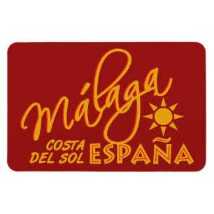 Málaga España Gewohnheitsmagnet Magnet
