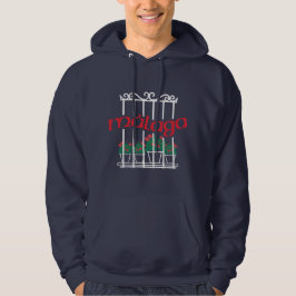 Malaga, Fenster mit Blumen Hoodie