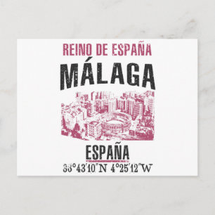 Málaga Postkarte