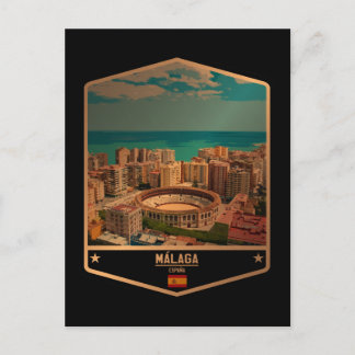 Málaga Postkarte