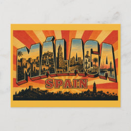 Málaga Spanien Alcazaba Postkarte