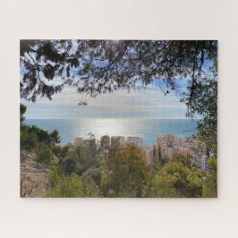 Malaga Spanien, an der Mittelmeerküste Puzzle