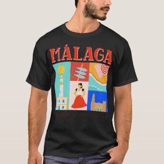 Malaga Spanien Espana T-Shirt