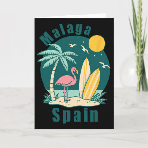 Malaga Spanien Souvenirs Espana Reise Urlaub Männe Karte