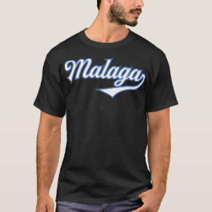 Malaga Stadt Spanien Espana Vintage Sportart T-Shirt