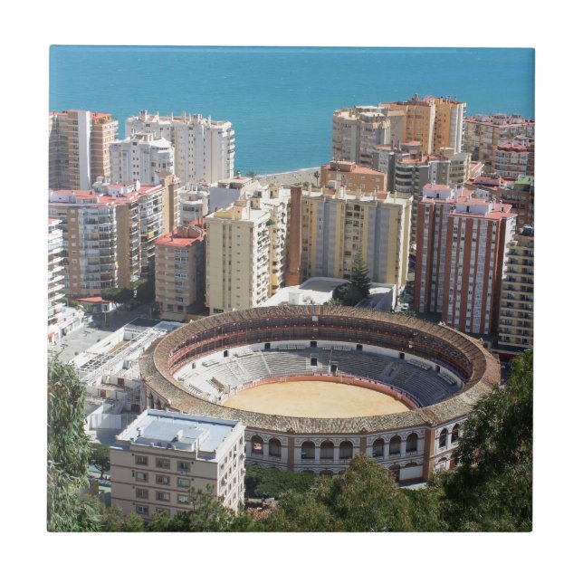 Màlaga-Stierkampfarena Fliese (Vorderseite)