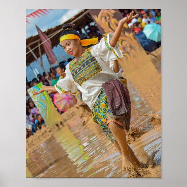 Malagnang-Festival auf den Philippinen Poster (Vorne)