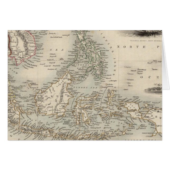 Malaiische Archipel oder Ost-Indische Inseln (Vorderseite (Horizontal))