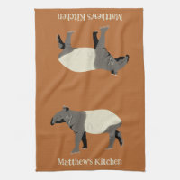 Malaiischer Tapir Custom Zimt Orange