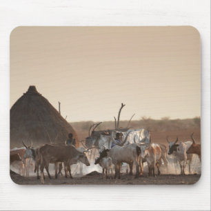 Malakal, Dorf der ethnischen Gruppe der Dinka Mousepad