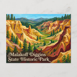 Malakoff Diggins State Historic Park Kalifornien Postkarte