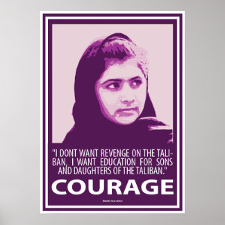 Malala - Märchenbild (Lila Serie) Poster