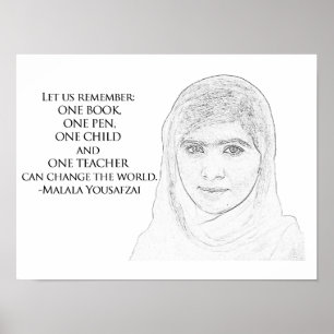 Malala Yousafzai Poster