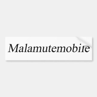 Malamute-Autoaufkleber Autoaufkleber
