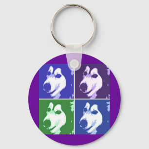 Malamute Dog Schlüsselanhänger