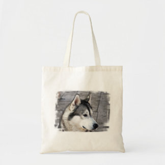 Malamute-Foto-kleine Leinwand-Tasche Tragetasche