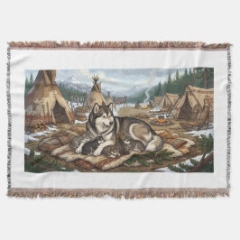 Malamute-Mutter Version 1 Decke