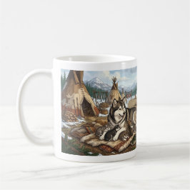 Malamute-Mutter Version 1 Kaffeetasse