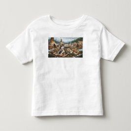 Malamute-Mutter Version 1 Kleinkind T-shirt