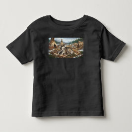 Malamute-Mutter Version 1 Kleinkind T-shirt